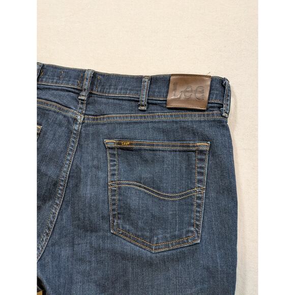Lee regular fit dark wash jeans size 36 x 29 cotton blend - Picture 6 of 6